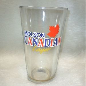 Vintage Libby Molson Canadian Larger Glass, 6 inches tall